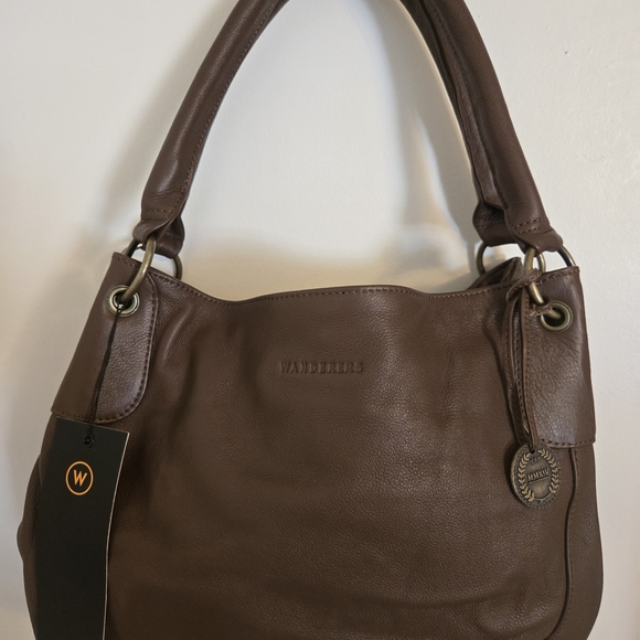 Wanders Travel Co. Chocolate Brown Hobo Bag - Picture 1 of 3